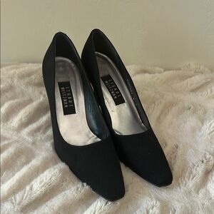 Stuart Weitzman Black Heels with Pointed Toe